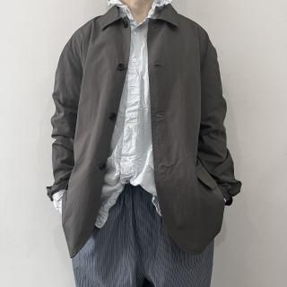 Vas-y Lentement  SIDE VENTS REGULAR COLLAR JACKET / Dk.Gry