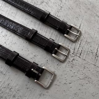 R&D.M.Co- <br>CROCODILE PATTERN BELT