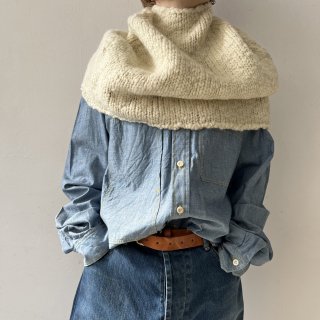 R&D.M.Co-<br>BULKY CAPELET / Off White<img class='new_mark_img2' src='https://img.shop-pro.jp/img/new/icons64.gif' style='border:none;display:inline;margin:0px;padding:0px;width:auto;' />