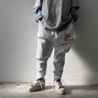 VENT&LOOP <br> DAILY PANTS White
