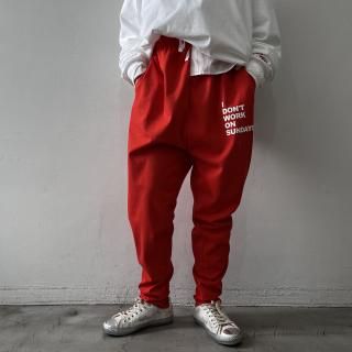 VENT&LOOP <br> DAILY PANTS Tomato
