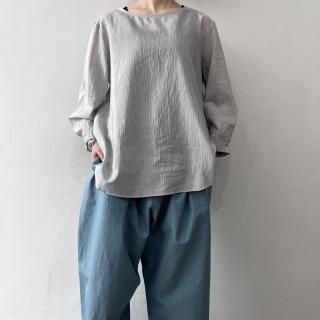 apuntob<br> Shirt Pinstriped Cotton and Silk