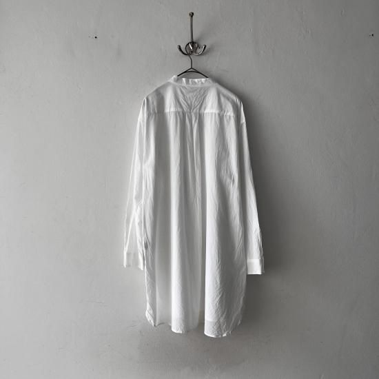 TOUJOURS Classic Band Collar Shirt - ＋ING MARKET