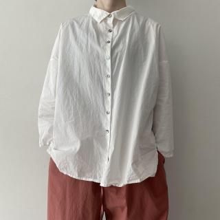 ALBUM DI FAMIGLIA<br> SHORT COLLAR SHIRT TC / Milk<img class='new_mark_img2' src='https://img.shop-pro.jp/img/new/icons64.gif' style='border:none;display:inline;margin:0px;padding:0px;width:auto;' />