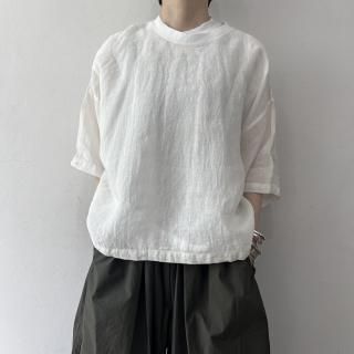 R&D.M.Co-<br> LINEN HEMP DOCKING T-SHIRT / Off White<img class='new_mark_img2' src='https://img.shop-pro.jp/img/new/icons64.gif' style='border:none;display:inline;margin:0px;padding:0px;width:auto;' />