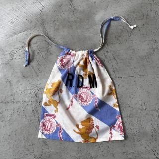 R&D.M.Co-<br> COTTON LAWN ROYAL LION DRAWSTRING BAG