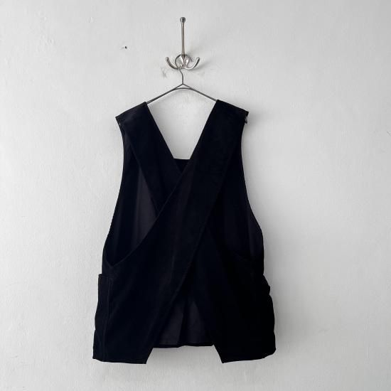 トップス TOUJOURS Back Cross Work Vest TOUJOURS Back Cross Work Vest / Midnight - ＋ING MARKET