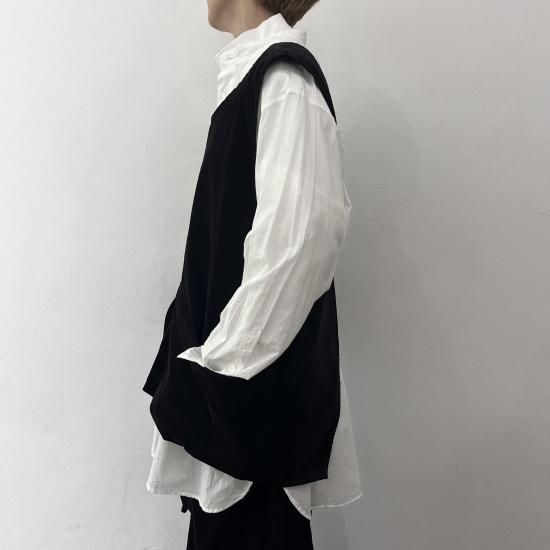 トップス TOUJOURS Back Cross Work Vest TOUJOURS公式通販 トゥジュ―正規取扱店 TOUJOURS/Back Cross