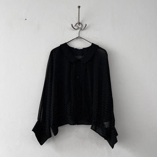 TOUJOURS Collared Bolero Blouse - ＋ING MARKET