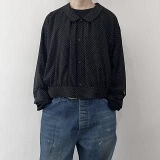 TOUJOURS Collared Bolero Blouse<img class='new_mark_img2' src='https://img.shop-pro.jp/img/new/icons64.gif' style='border:none;display:inline;margin:0px;padding:0px;width:auto;' />