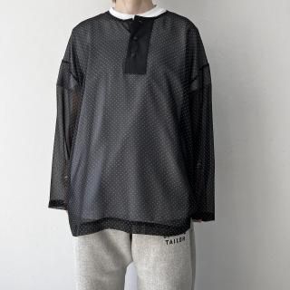TOUJOURS Big Henley Neck Shirt<img class='new_mark_img2' src='https://img.shop-pro.jp/img/new/icons64.gif' style='border:none;display:inline;margin:0px;padding:0px;width:auto;' />