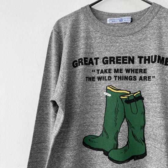 R&D.M.Co-☆今期新品MEN'S GREEN BOOT L/T SHIRT R&D.M.Co-/OLDMAN'S TAILOR オールドマンズテーラー MEN'S GREEN