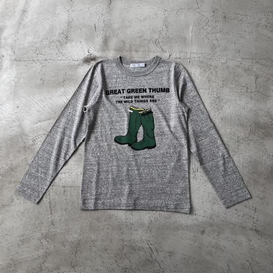 R&D.M.Co-☆今期新品MEN'S GREEN BOOT L/T SHIRT R&D.M.Co- MEN'S