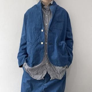 R&D.M.Co- <br> INDIGO LIGHT CORDUROY JACKET