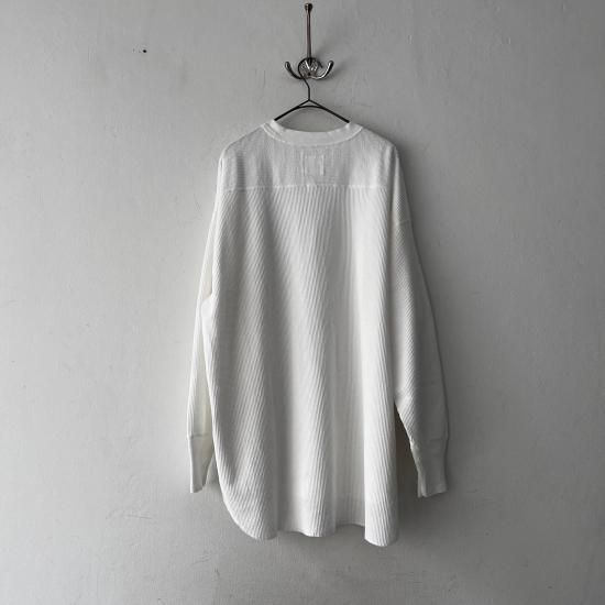 トゥジューtoujours Loose Fit UndershirtワッフルT WOMEN'S】TOUJOURS（トゥジュー）“Loose Fit Undershirt -WAFFLE
