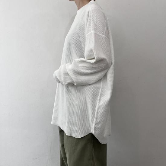 TOUJOURS Loose Fit Undershirt/ White - ＋ING MARKET