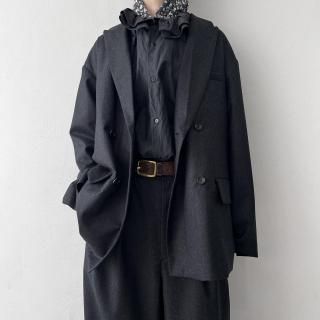 TOUJOURS<br>Double Breasted Jacket<img class='new_mark_img2' src='https://img.shop-pro.jp/img/new/icons64.gif' style='border:none;display:inline;margin:0px;padding:0px;width:auto;' />