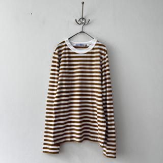 R&D.M.Co- <br> GAUZE BORDER MEN'S L / T  SHIRT<img class='new_mark_img2' src='https://img.shop-pro.jp/img/new/icons64.gif' style='border:none;display:inline;margin:0px;padding:0px;width:auto;' />