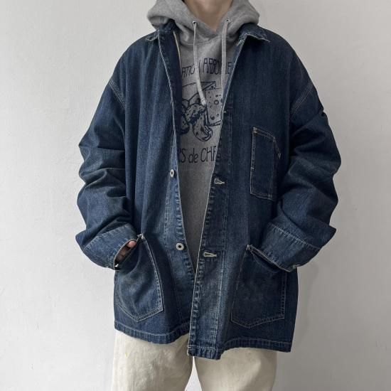 chimala DENIM CHORE JACKET(UNISEX) - ＋ING MARKET