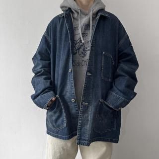 chimala <br>DENIM CHORE JACKET(UNISEX)<img class='new_mark_img2' src='https://img.shop-pro.jp/img/new/icons64.gif' style='border:none;display:inline;margin:0px;padding:0px;width:auto;' />