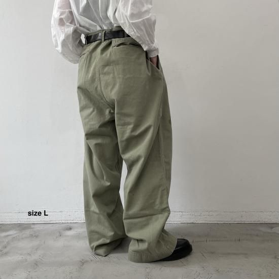 パンツ chimala HERRINGBONE US ARMY HBT TROUSERS 楽天市場】chimala 25SS HERRINGBONE US ARMY HBT TROUSERS