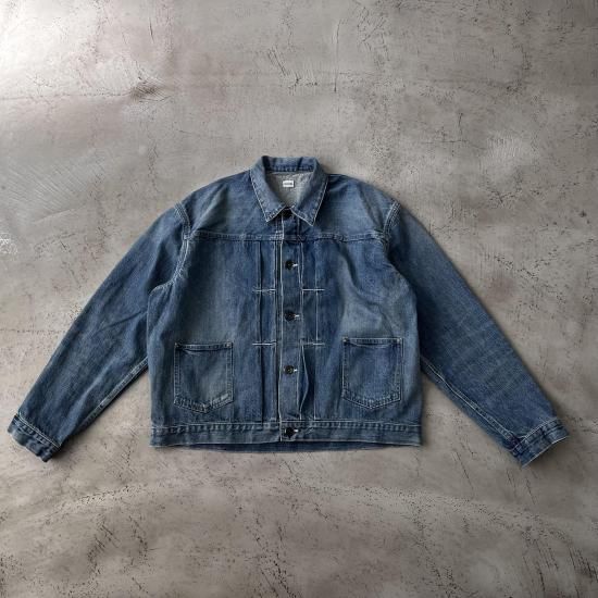 chimala DENIM SHORT JACKET(UNISEX) - ＋ING MARKET