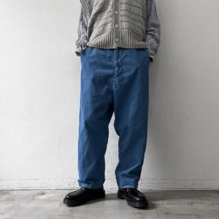 R&D.M.Co- <br>  INDIGO LIGHT CORDUROY SARROUEL TAPERED PANTS<img class='new_mark_img2' src='https://img.shop-pro.jp/img/new/icons64.gif' style='border:none;display:inline;margin:0px;padding:0px;width:auto;' />