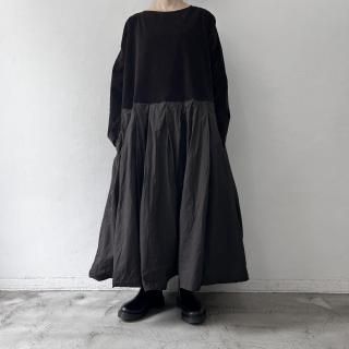 ALBUM DI FAMIGLIA<br>BOATNECK DRESS V + TC / Chocolate<img class='new_mark_img2' src='https://img.shop-pro.jp/img/new/icons64.gif' style='border:none;display:inline;margin:0px;padding:0px;width:auto;' />