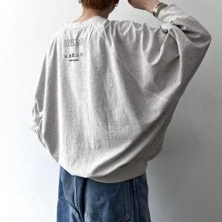 VENT &LOOP <br> Big Raglan T-Shirt / M.Beige