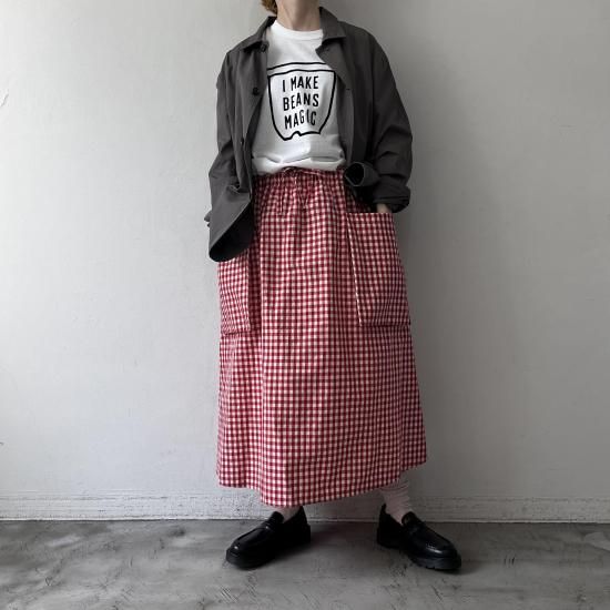 スカート R&D.M.CO- POCKET SKIRT R&D.M.CO- / GARMENT DYE POCKET SKIRT アールアンドディーエム