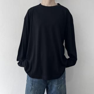 TOUJOURS Crew Neck Big Pullover / Black<img class='new_mark_img2' src='https://img.shop-pro.jp/img/new/icons64.gif' style='border:none;display:inline;margin:0px;padding:0px;width:auto;' />