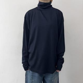 TOUJOURS Turtle Neck Big Pullover / Navy<img class='new_mark_img2' src='https://img.shop-pro.jp/img/new/icons64.gif' style='border:none;display:inline;margin:0px;padding:0px;width:auto;' />