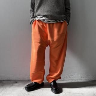 OLDMAN'S TAILOR <br> OMT RUBBER PRINT SWEAT PANTS / ORANGE