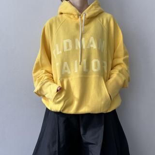 OLDMAN'S TAILOR <br> OMT RUBBER PRINT SWEAT PARKA  / YELLOW