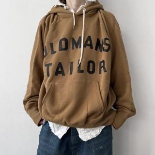 OLDMAN'S TAILOR <br> OMT RUBBER PRINT SWEAT PARKA  / BEIGE