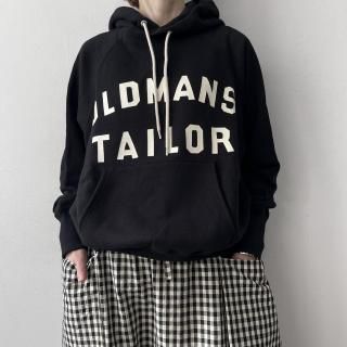 OLDMAN'S TAILOR <br> OMT PRINT SWEAT PARKA  / BLACK