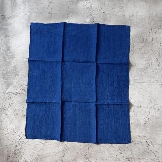 R&D.M.Co-<br> INDIGO HAND EMBROIDERY KITCHEN  CLOTH