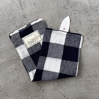 R&D.M.Co-  INDIGO LINEN KITCHEN CLOTH