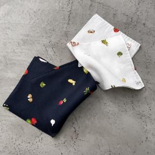 R&D.M.Co-   H/FESTIVAL LINEN HANDKERCHIEF