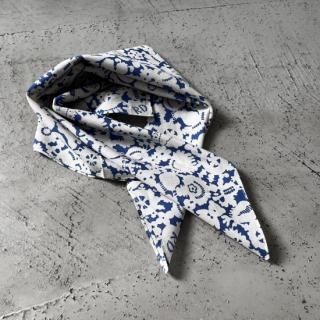 R&D.M.Co- MONO TRICK PRINT BANDANNA 