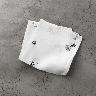 R&D.M.Co- BRIKIN PRINT HANDKERCHIEF