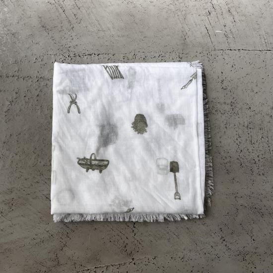 R&D.M.Co-☆GREAT GREEN THUMB GAUZE SHAWL R&D.M.Co-(オールドマンズテーラー) GREAT GREEN THUMB GAUZE