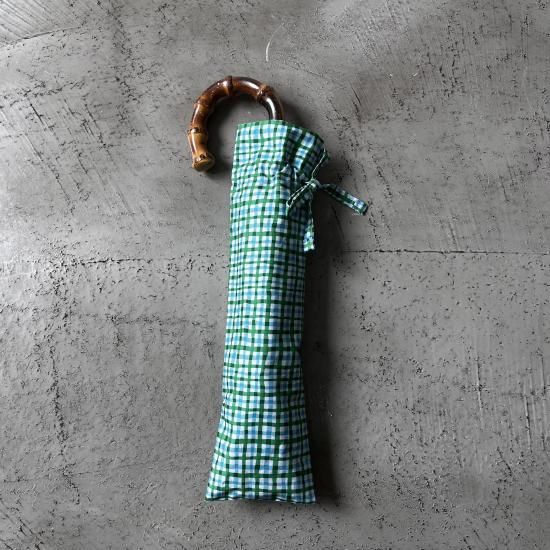 ボンボンストア　タッターソールチェック 晴雨兼用 折りたたみ傘 Bon Bon Store（ボンボンストア）｜タッターソールチェック 晴雨兼用