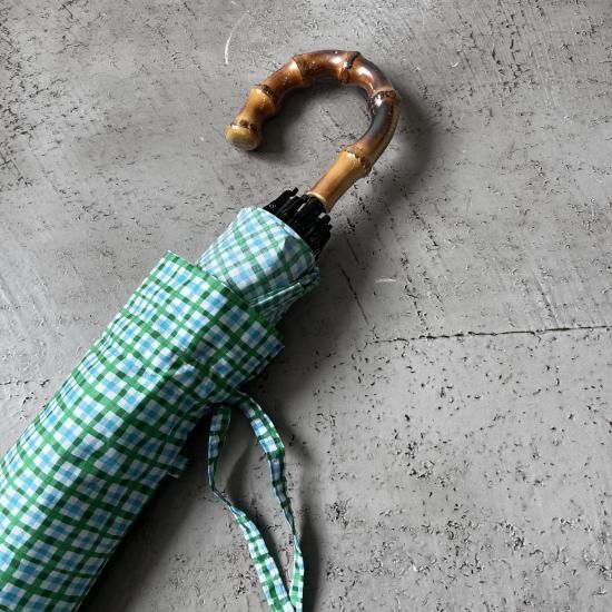 ボンボンストア　タッターソールチェック 晴雨兼用 折りたたみ傘 Bon Bon Store（ボンボンストア）｜タッターソールチェック 晴雨兼用