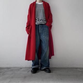R&D.M.Co-<br>  KNIT PATCH POCKT ROBE  / Red