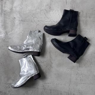 rosa mosa ROSIE BOOTSLRATHER CLOG BOOTS**