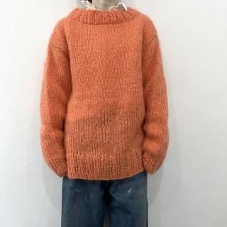 OLDMAN'S TAILOR  MOHAIR SWEATER / Orange