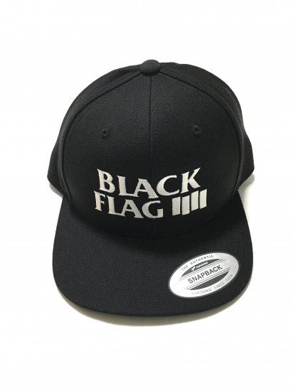 BLACK FLAG LOGO SnapBack CAP - KITAYA Online Store