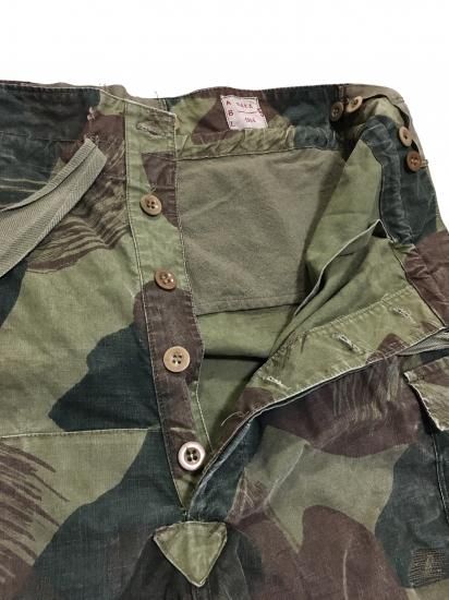 50s ベルギー軍 ブラッシュストロークカモ オーバー パンツ 5 (USED