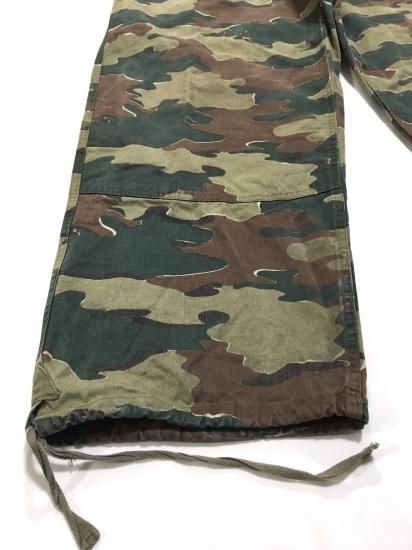50s ベルギー軍 ジグソーカモ オーバー パンツ (USED) - KITAYA